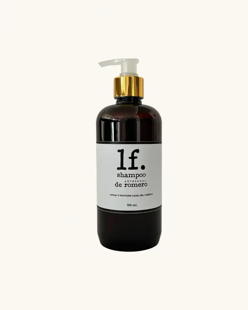 Shampoo artesanal de romero