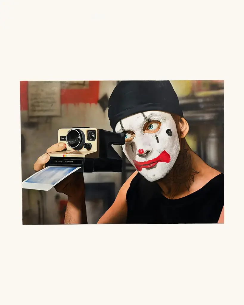 Polaroid Clown
