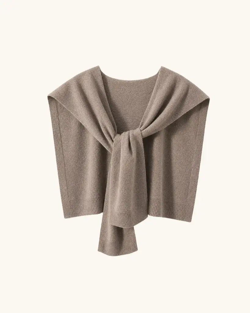 Cashmere layer taupe