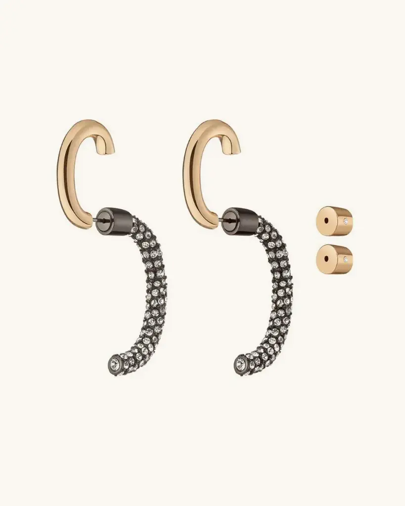 Luna Mini Pave Gold