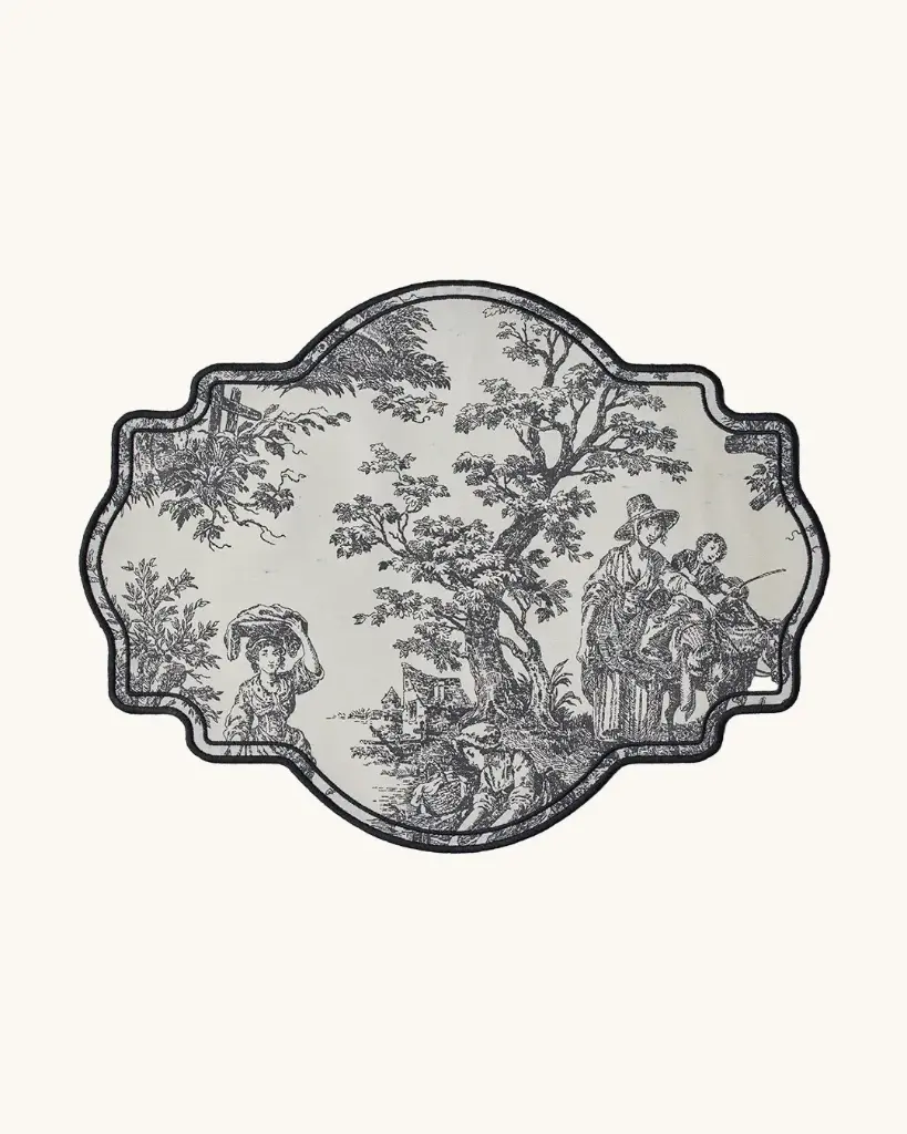 Individual Toile Negro