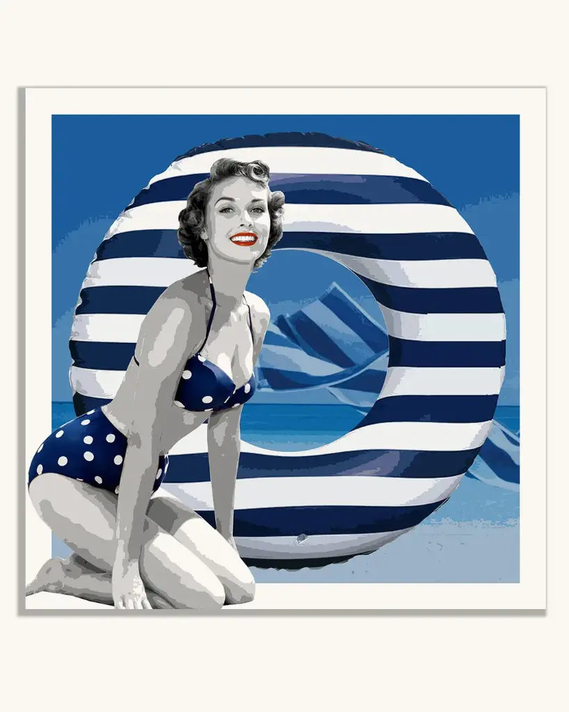 Colección BAÑISTAS: RAINBOW-AZUL