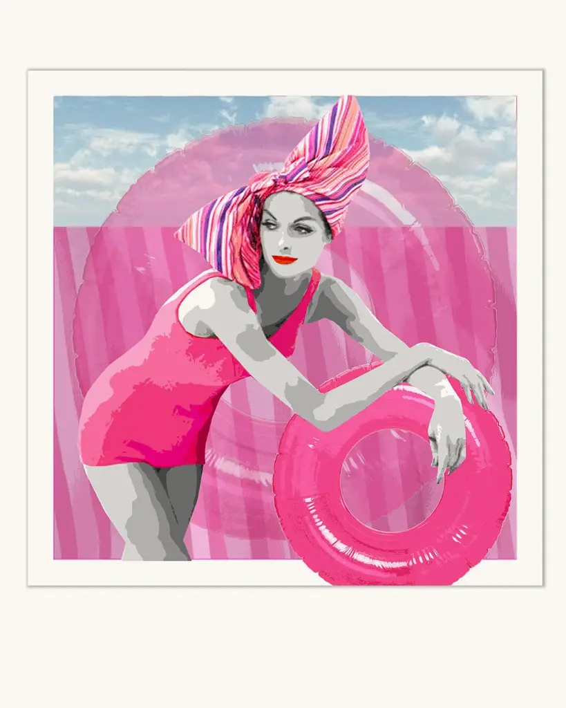 Colección BAÑISTAS: RAINBOW-ROSA