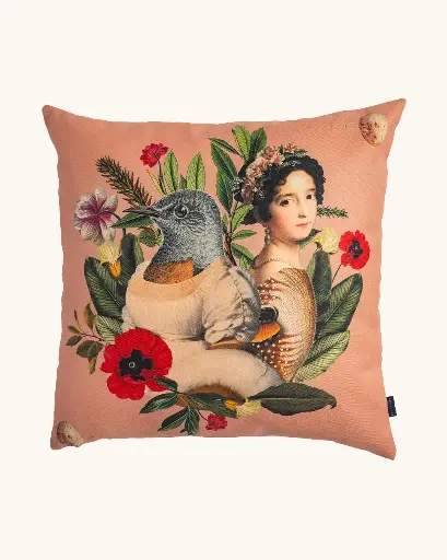 Large Pillow Bestiario Pink