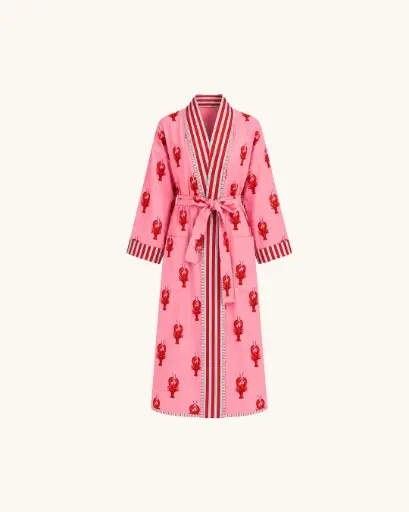 [CS-ALBORNOZ-018] Albornoz langosta rosa